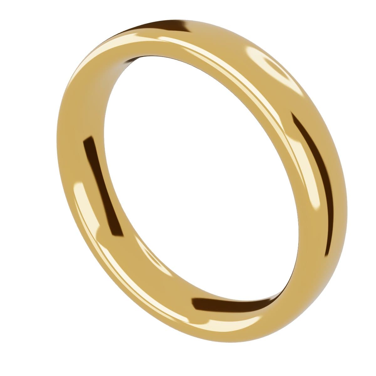 Plain wedding band 3D model